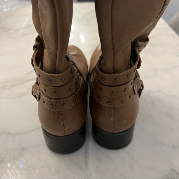 Tanned cowboy style boot size 7.5 Nine West - Picture 7 of 11